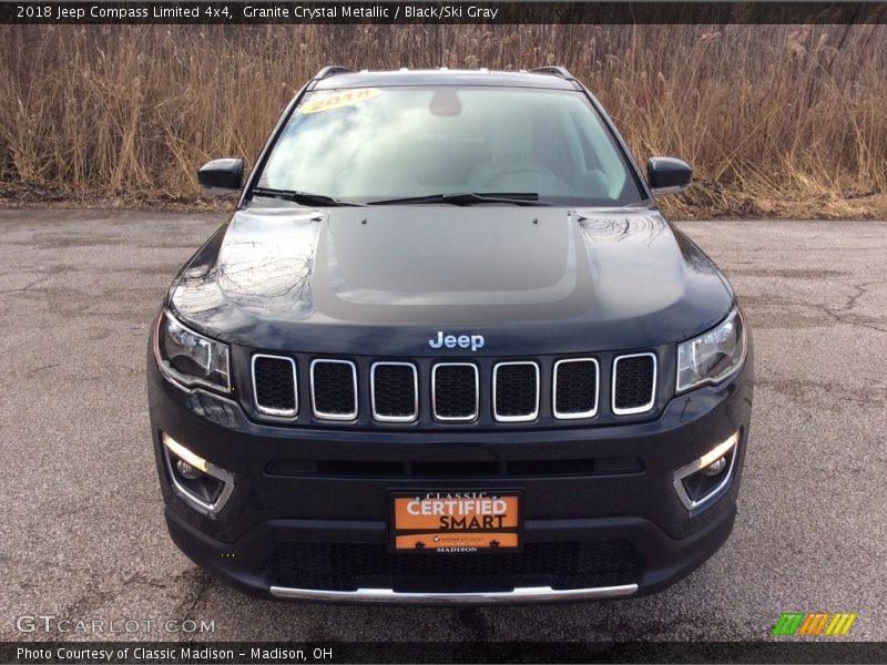 Granite Crystal Metallic / Black/Ski Gray 2018 Jeep Compass Limited 4x4