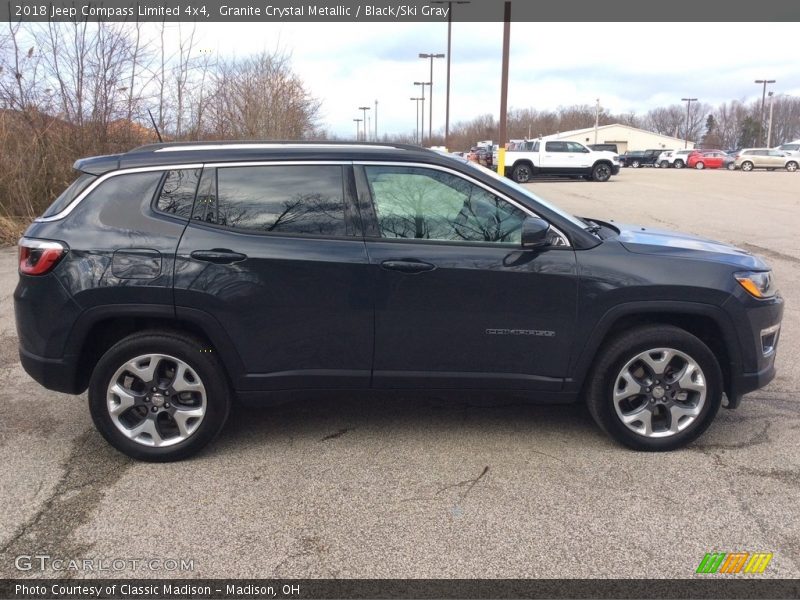 Granite Crystal Metallic / Black/Ski Gray 2018 Jeep Compass Limited 4x4