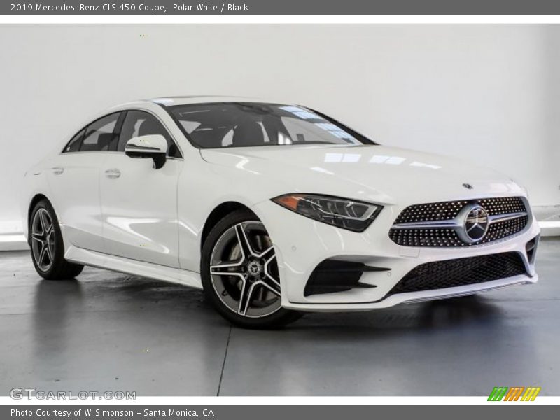 Polar White / Black 2019 Mercedes-Benz CLS 450 Coupe