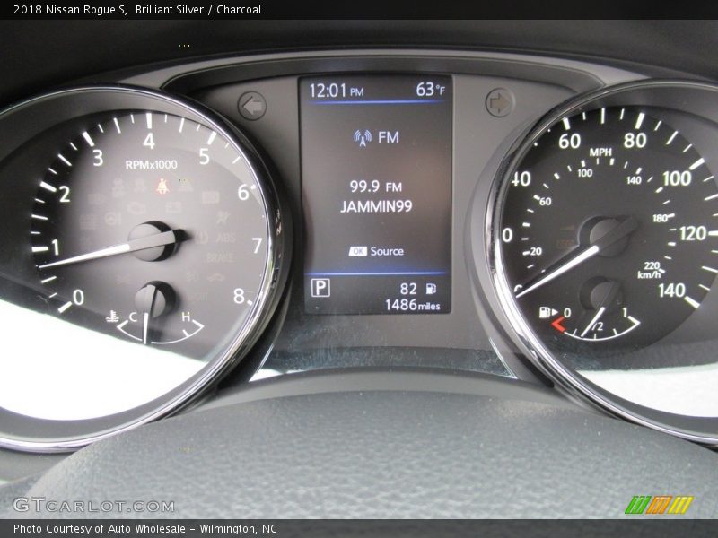 Brilliant Silver / Charcoal 2018 Nissan Rogue S