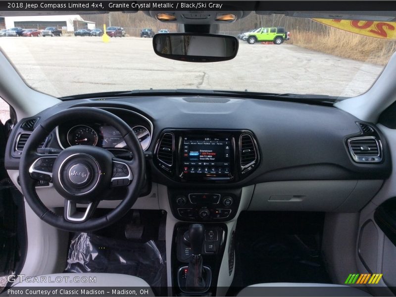 Granite Crystal Metallic / Black/Ski Gray 2018 Jeep Compass Limited 4x4
