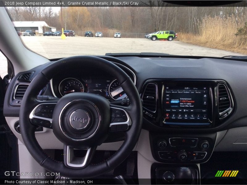Granite Crystal Metallic / Black/Ski Gray 2018 Jeep Compass Limited 4x4