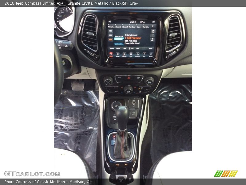 Granite Crystal Metallic / Black/Ski Gray 2018 Jeep Compass Limited 4x4