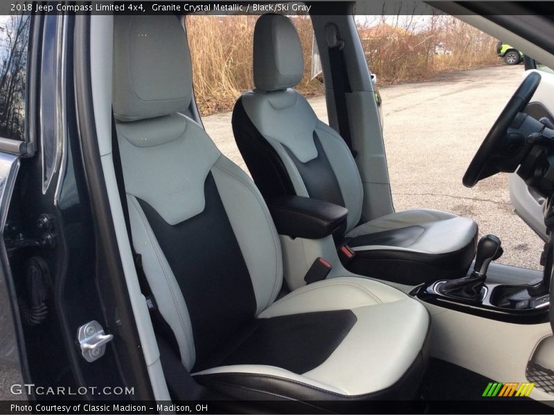 Granite Crystal Metallic / Black/Ski Gray 2018 Jeep Compass Limited 4x4