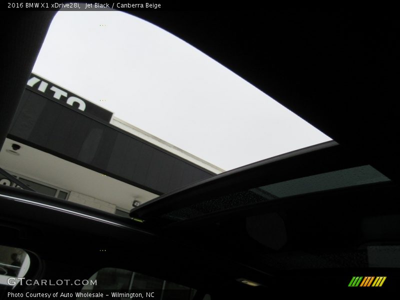 Jet Black / Canberra Beige 2016 BMW X1 xDrive28i