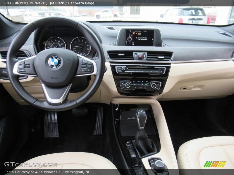 Jet Black / Canberra Beige 2016 BMW X1 xDrive28i