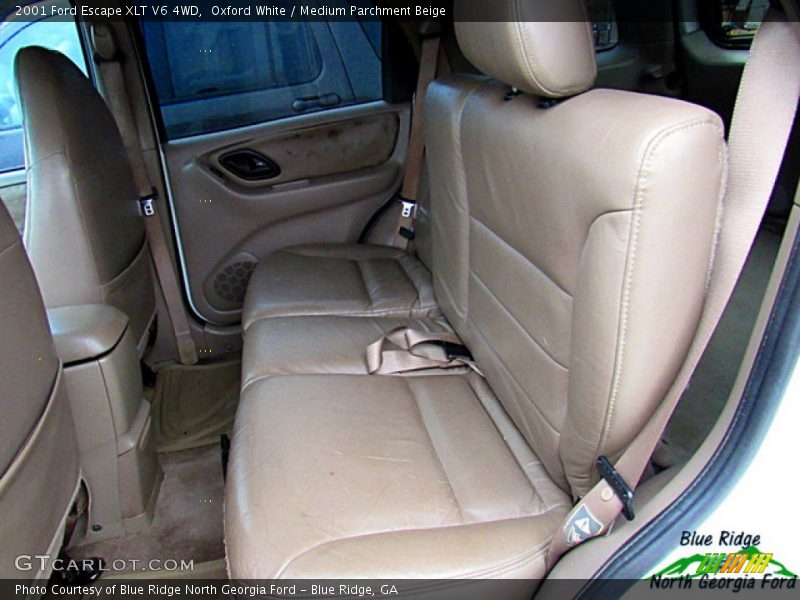 Oxford White / Medium Parchment Beige 2001 Ford Escape XLT V6 4WD