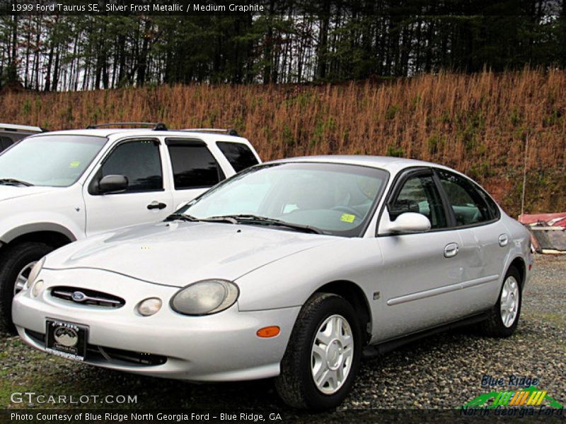Silver Frost Metallic / Medium Graphite 1999 Ford Taurus SE