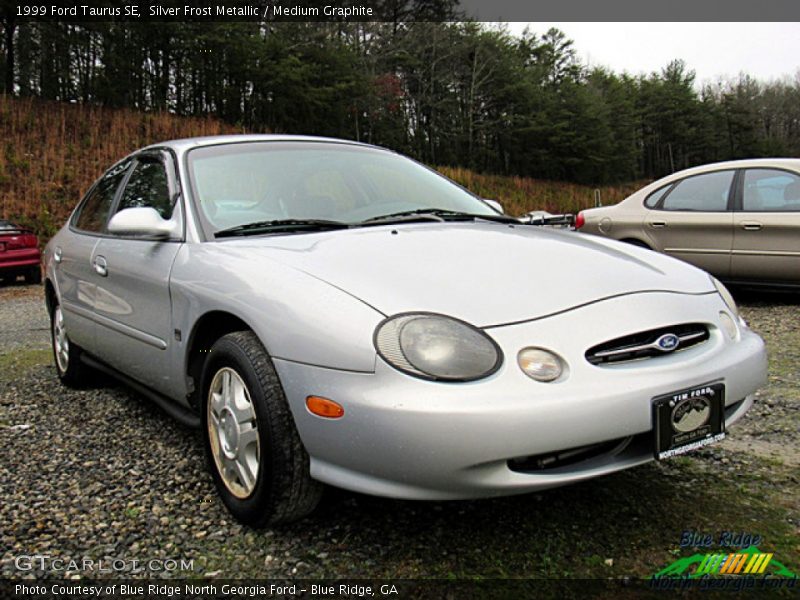 Silver Frost Metallic / Medium Graphite 1999 Ford Taurus SE