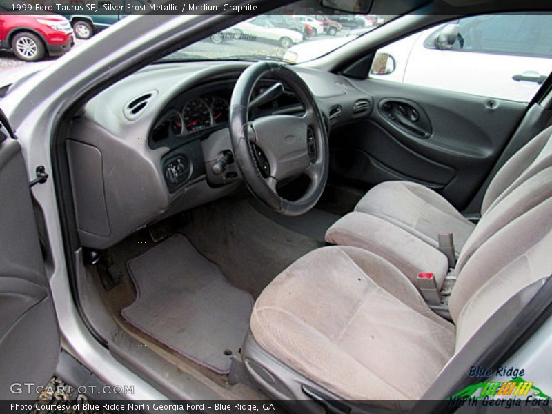 Silver Frost Metallic / Medium Graphite 1999 Ford Taurus SE