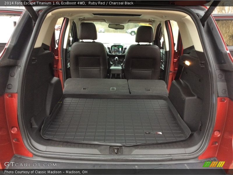 Ruby Red / Charcoal Black 2014 Ford Escape Titanium 1.6L EcoBoost 4WD