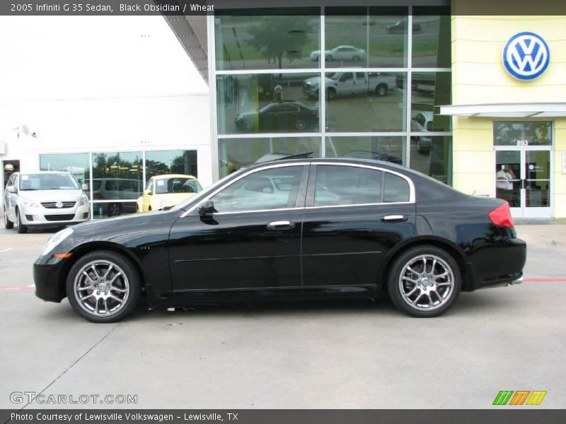 Black Obsidian / Wheat 2005 Infiniti G 35 Sedan