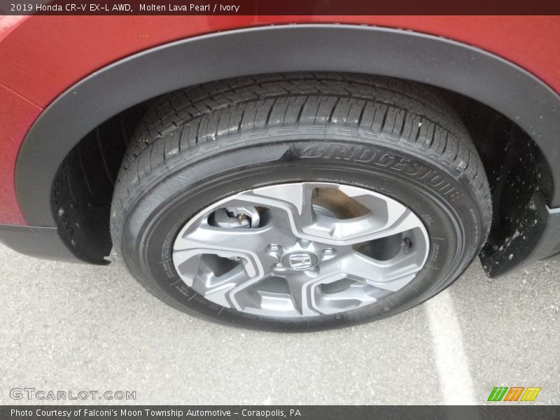 Molten Lava Pearl / Ivory 2019 Honda CR-V EX-L AWD