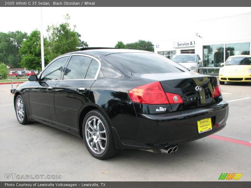 Black Obsidian / Wheat 2005 Infiniti G 35 Sedan
