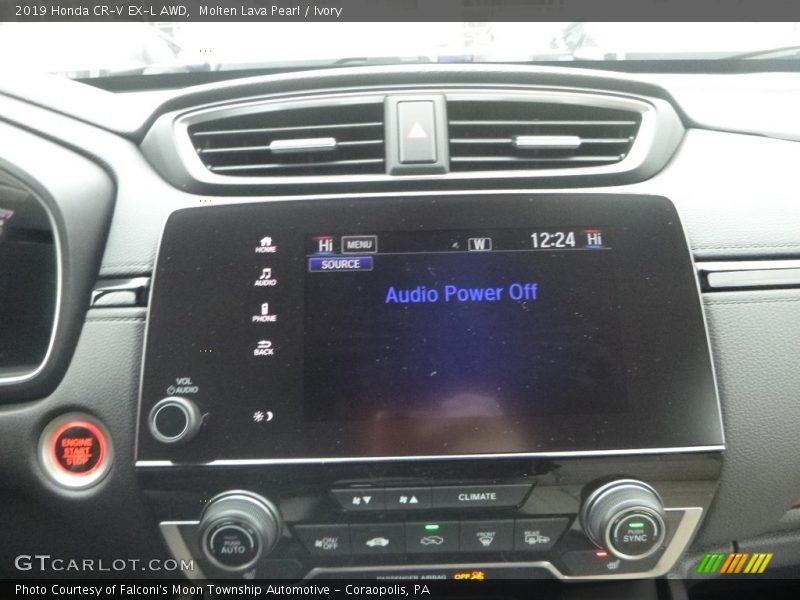 Molten Lava Pearl / Ivory 2019 Honda CR-V EX-L AWD
