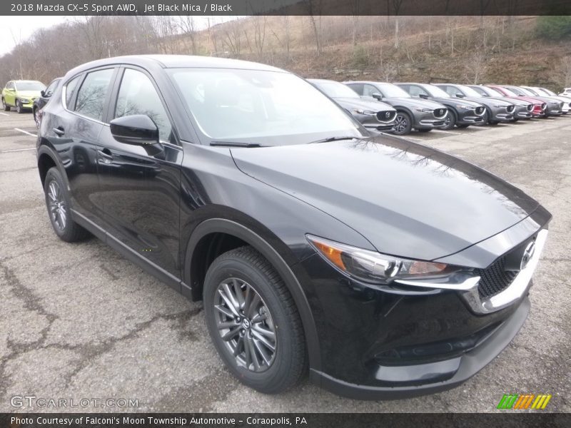 Jet Black Mica / Black 2018 Mazda CX-5 Sport AWD