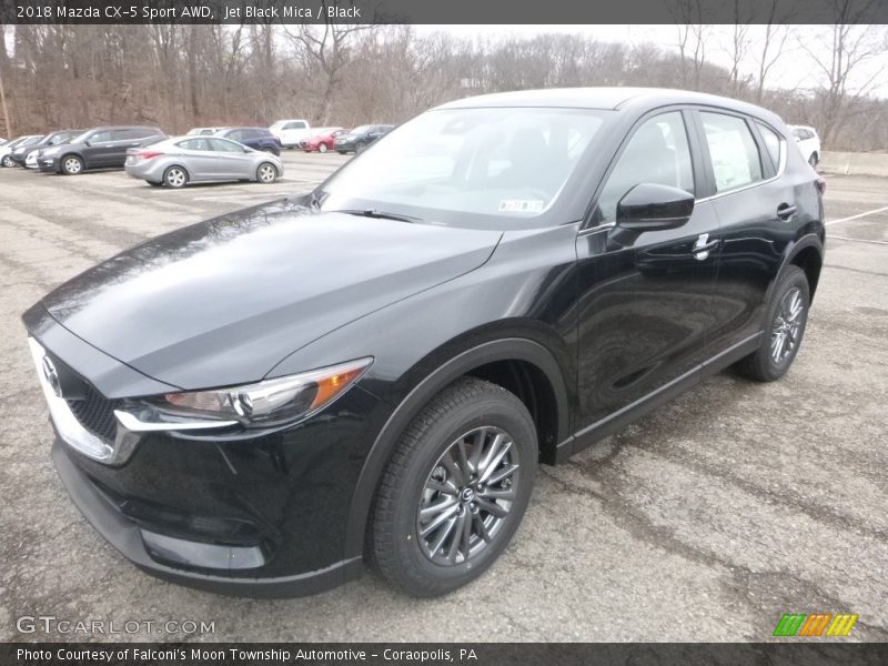 Jet Black Mica / Black 2018 Mazda CX-5 Sport AWD