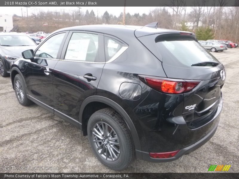 Jet Black Mica / Black 2018 Mazda CX-5 Sport AWD