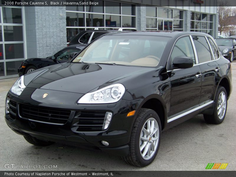 Black / Havanna/Sand Beige 2008 Porsche Cayenne S