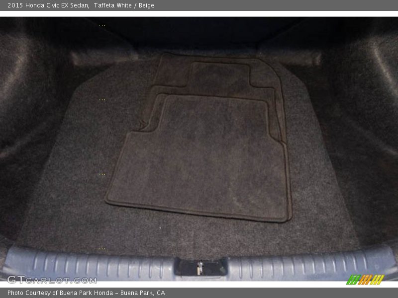 Taffeta White / Beige 2015 Honda Civic EX Sedan