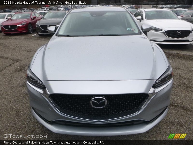 Sonic Silver Metallic / Black 2018 Mazda Mazda6 Touring