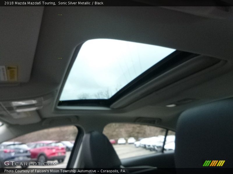 Sonic Silver Metallic / Black 2018 Mazda Mazda6 Touring