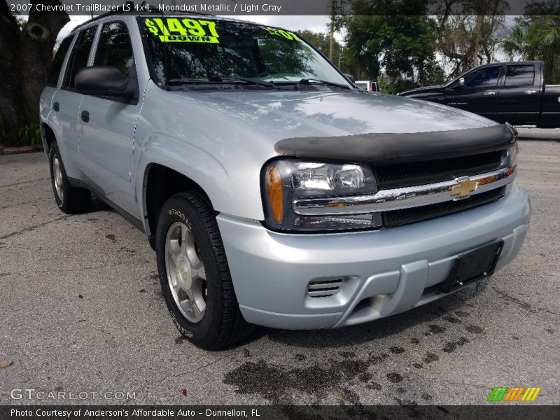 Moondust Metallic / Light Gray 2007 Chevrolet TrailBlazer LS 4x4