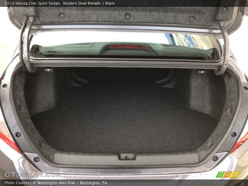 Modern Steel Metallic / Black 2019 Honda Civic Sport Sedan