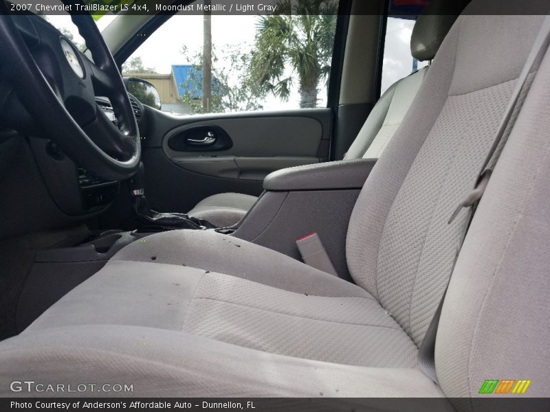 Moondust Metallic / Light Gray 2007 Chevrolet TrailBlazer LS 4x4
