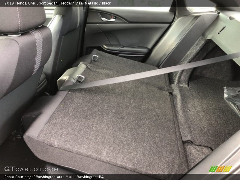 Modern Steel Metallic / Black 2019 Honda Civic Sport Sedan