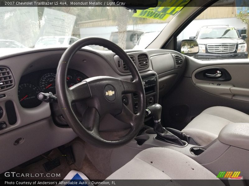 Moondust Metallic / Light Gray 2007 Chevrolet TrailBlazer LS 4x4