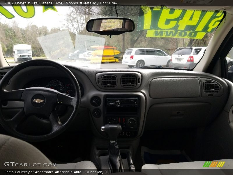 Moondust Metallic / Light Gray 2007 Chevrolet TrailBlazer LS 4x4