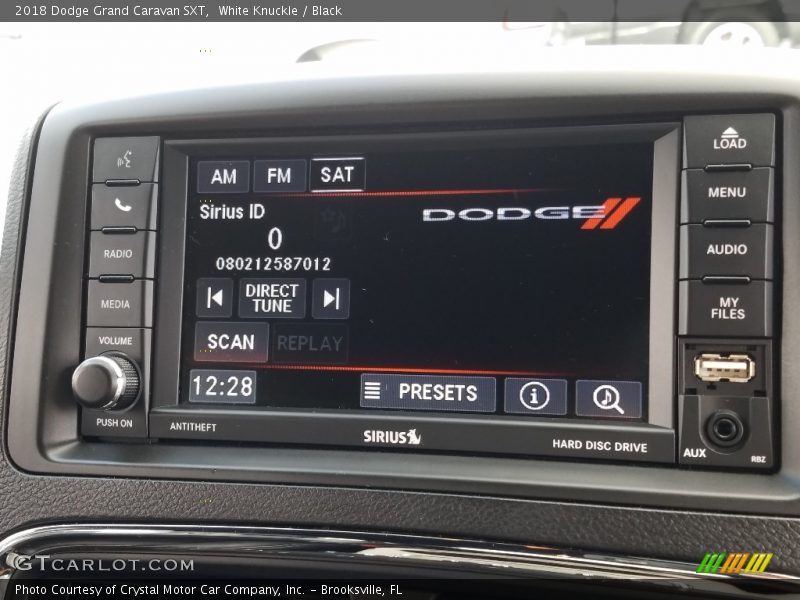 White Knuckle / Black 2018 Dodge Grand Caravan SXT