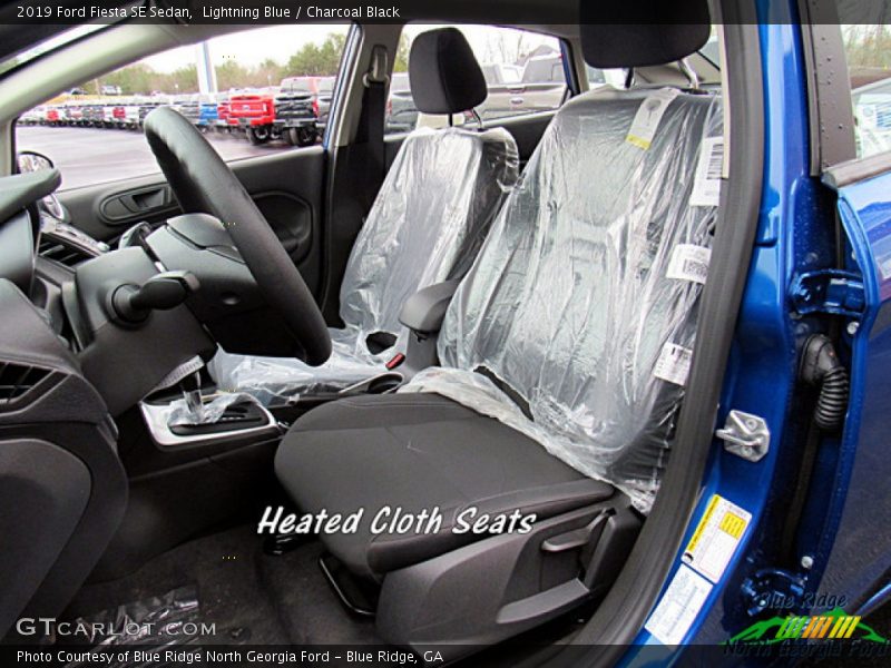 Lightning Blue / Charcoal Black 2019 Ford Fiesta SE Sedan