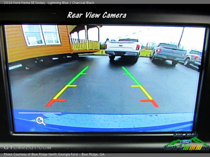 Lightning Blue / Charcoal Black 2019 Ford Fiesta SE Sedan