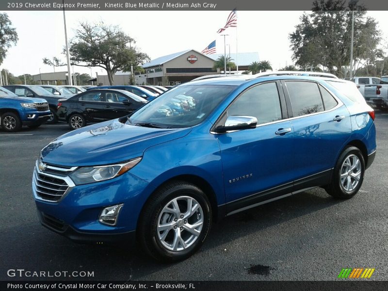 Kinetic Blue Metallic / Medium Ash Gray 2019 Chevrolet Equinox Premier