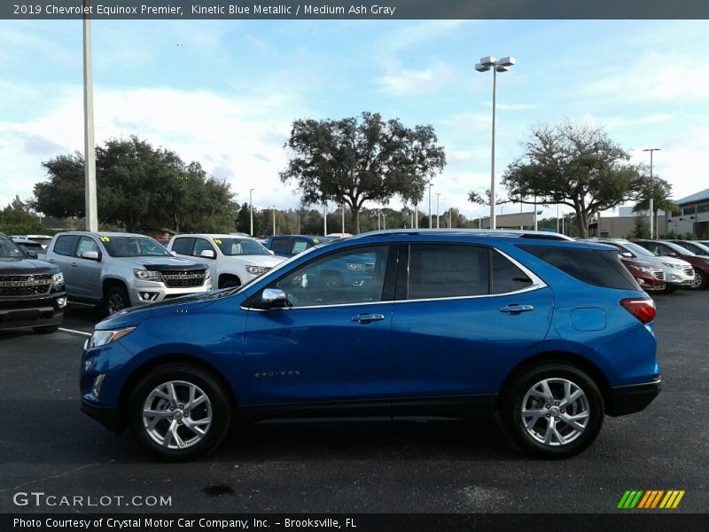 Kinetic Blue Metallic / Medium Ash Gray 2019 Chevrolet Equinox Premier