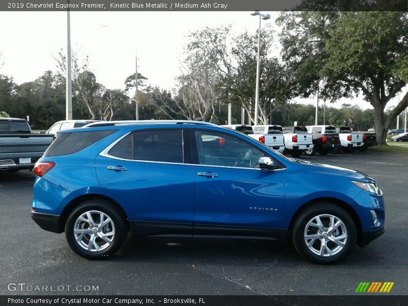 Kinetic Blue Metallic / Medium Ash Gray 2019 Chevrolet Equinox Premier