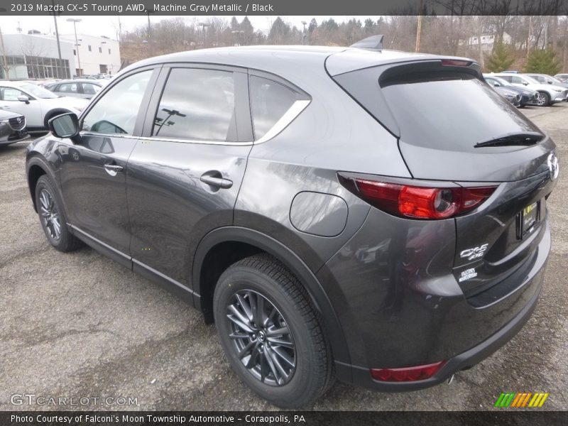 Machine Gray Metallic / Black 2019 Mazda CX-5 Touring AWD