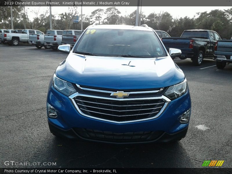 Kinetic Blue Metallic / Medium Ash Gray 2019 Chevrolet Equinox Premier