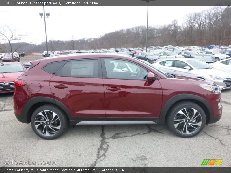 Gemstone Red / Black 2019 Hyundai Tucson Sport AWD