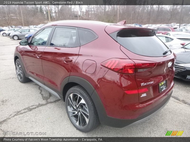 Gemstone Red / Black 2019 Hyundai Tucson Sport AWD