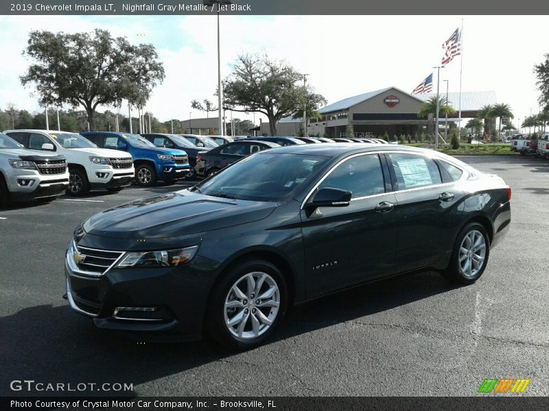 Nightfall Gray Metallic / Jet Black 2019 Chevrolet Impala LT