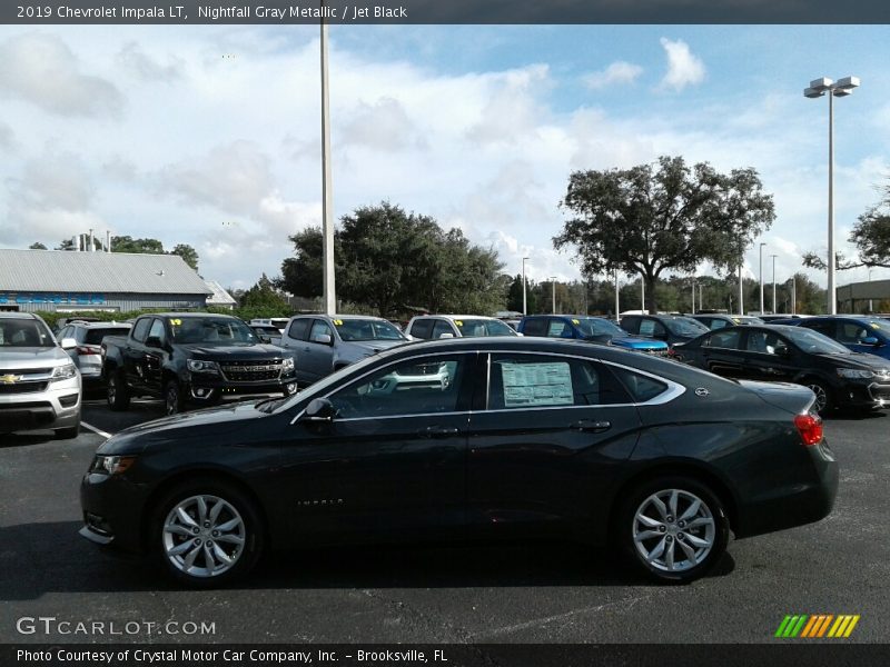 Nightfall Gray Metallic / Jet Black 2019 Chevrolet Impala LT