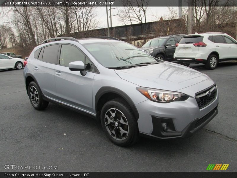 Ice Silver Metallic / Black 2018 Subaru Crosstrek 2.0i Premium