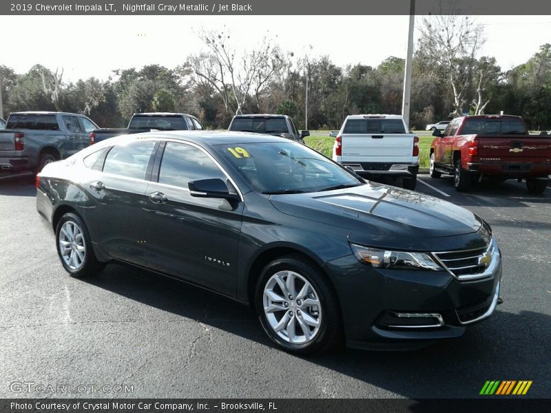 Nightfall Gray Metallic / Jet Black 2019 Chevrolet Impala LT