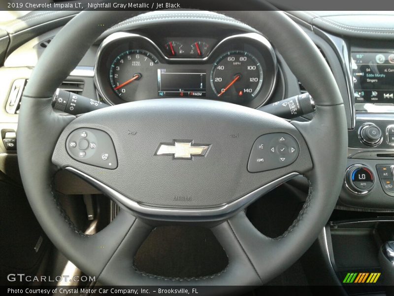 Nightfall Gray Metallic / Jet Black 2019 Chevrolet Impala LT