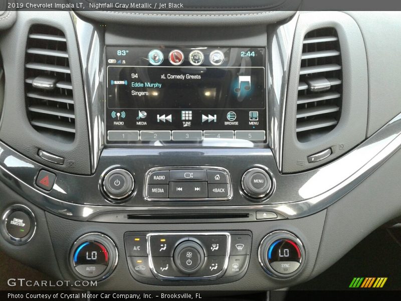 Nightfall Gray Metallic / Jet Black 2019 Chevrolet Impala LT