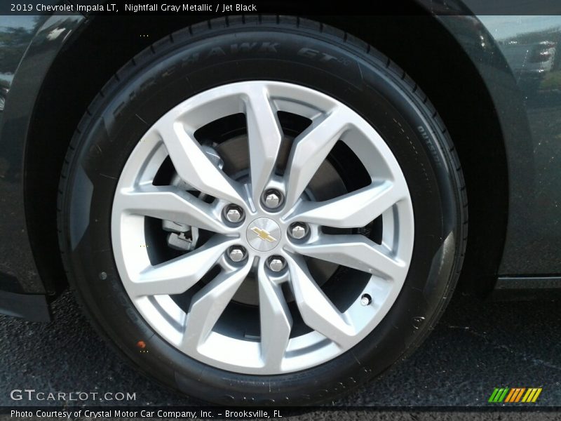 Nightfall Gray Metallic / Jet Black 2019 Chevrolet Impala LT