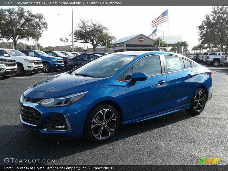 Kinetic Blue Metallic / Jet Black/­Galvanized 2019 Chevrolet Cruze LT
